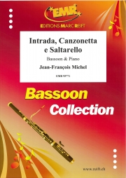 イントラーダ、カンツォネッタ・エ・サルタレッロ （ジャン＝フランソワ・ミシェル)（バスーン+ピアノ）【Intrada, Canzonetta e Saltarello】