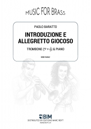 序奏とアレグレット・ジョコーソ（パオロ・バラット）（トロンボーン+ピアノ）【Introduzione e Allegretto Giocoso】