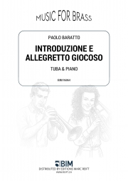 序奏とアレグレット・ジョコーソ（パオロ・バラット）（テューバ+ピアノ）【Introduzione e Allegretto Giocoso】