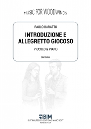 序奏とアレグレット・ジョコーソ（パオロ・バラット）（ピッコロ+ピアノ）【Introduzione e Allegretto Giocoso】
