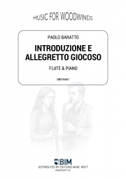 序奏とアレグレット・ジョコーソ（パオロ・バラット）（フルート+ピアノ）【Introduzione e Allegretto Giocoso】
