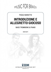 序奏とアレグレット・ジョコーソ（パオロ・バラット）（バストロンボーン+ピアノ）【Introduzione e Allegretto Giocoso】