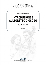 序奏とアレグレット・ジョコーソ（パオロ・バラット）（ヴァイオリン+ピアノ）【Introduzione e Allegretto Giocoso】