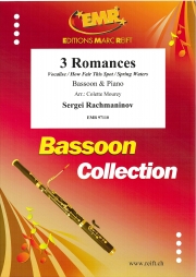 3つのロマンス（セルゲイ・ラフマニノフ）（バスーン+ピアノ）【3 Romances】