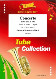 協奏曲・BWV.595＆984 (バッハ)（テューバ+ピアノ）【Concerto BWV 595 &984】