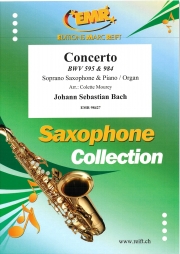 協奏曲・BWV.595＆984 (バッハ)（ソプラノサックス+ピアノ）【Concerto BWV 595 &984】