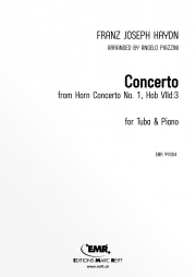 協奏曲「ホルン協奏曲第一番」より  (フランツ・ヨーゼフ・ハイドン)（テューバ+ピアノ）【Concerto from Horn Concerto No. 1, Hob VIId:3】
