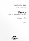 協奏曲「ホルン協奏曲第一番」より  (フランツ・ヨーゼフ・ハイドン)（バスーン+ピアノ）【Concerto from Horn Concerto No. 1, Hob VIId:3】