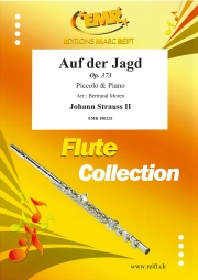 狩りのポルカ・Op.373 (ヨハン・シュトラウス2世)（ピッコロ+ピアノ）【Auf der Jagd Op. 373】
