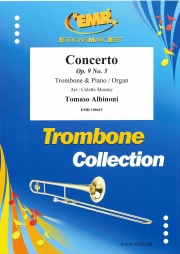 協奏曲・Op.9・No.5 (トマゾ・アルビノーニ)（トロンボーン+ピアノ）【Concerto Op. 9 No. 5】