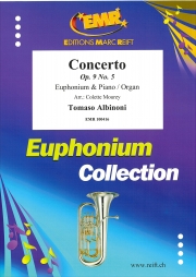 協奏曲・Op.9・No.5 (トマゾ・アルビノーニ)（ユーフォニアム+ピアノ）【Concerto Op. 9 No. 5】