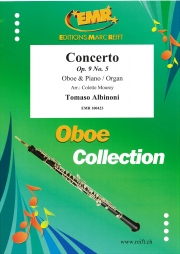 協奏曲・Op.9・No.5 (トマゾ・アルビノーニ)（オーボエ+ピアノ）【Concerto Op. 9 No. 5】