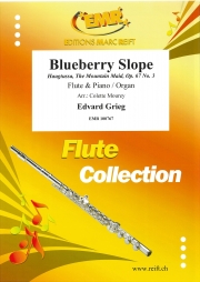 ブルーベリーの斜面（エドヴァルド・グリーグ）（フルート+ピアノ）【Blueberry Slope】