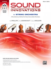 弦楽のための「サウンド・イノベーションズ・第二巻」（ヴァイオリン）【Sound Innovations for String Orchestra, Book 2】