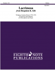 ラクリモーサ「レクイエム K. 626」より  (モーツァルト)（金管五重奏+オルガン）【Lacrimosa from Requiem K. 626】
