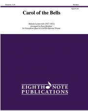 キャロル・オブ・ザ・ベル（サックス四重奏）【Carol of the Bells】