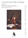 12のデュエット・Vol.3（モーツァルト）（ヴァイオリン二重奏）【12 Duets for Two Violins – Volume 3】