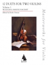 12のデュエット・Vol.1（モーツァルト）（ヴァイオリン二重奏）【12 Duets for Two Violins – Volume 1】