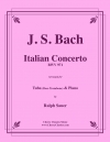 イタリア協奏曲（バッハ）（バストロンボーン+ピアノ）【Italian Concerto】