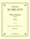 3つのソナタ（ドメニコ・スカルラッティ） （テューバ+ピアノ）【Three Sonatas】