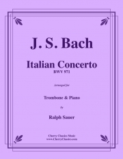 イタリア協奏曲（バッハ）（トロンボーン+ピアノ）【Italian Concerto】