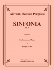 シンフォニア・ヘ長調（ジョヴァンニ・バッティスタ・ペルゴレージ）（ユーフォニアム+ピアノ）【Sinfonia in F】