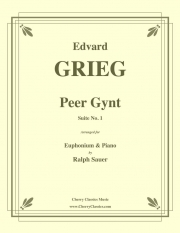 ペール・ギュント第一組曲（エドヴァルド・グリーグ）（ユーフォニアム+ピアノ）【Peer Gynt Suite No. 1】
