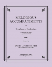 旋律的な伴奏練習・Book.2（デビッド・リット）（トロンボーン）【Melodious Accompaniments to Rochut Etudes Book 2】