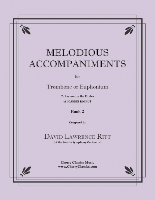 旋律的な伴奏練習・Book.2（デビッド・リット）（ユーフォニアム）【Melodious Accompaniments to Rochut Etudes Book 2】