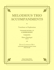 旋律的なトリオ伴奏練習（デビッド・リット）（トロンボーン三重奏）【Melodious Trio Accompaniments】