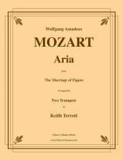 アリア「フィガロの結婚」より  (モーツァルト)（トランペット二重奏）【Aria from The Marriage of Figaro】