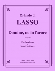 Domine, ne in Furore  (オルランド・ディ・ラッソ)（トロンボーン五重奏）