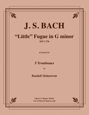 小フーガ・ト短調・BWV.578 (バッハ)（トロンボーン五重奏）【Little Fugue in G minor BWV 578】