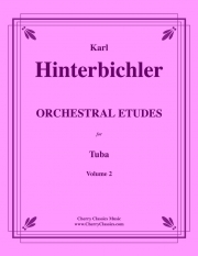 オーケストラ・エチュード第2巻  (カール・ヒンタービヒラー) （テューバ）【Orchestral Etudes for Tuba, Volume 2】