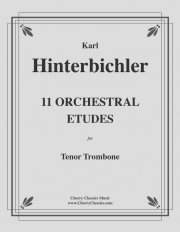 11のオーケストラ・エチュード  (カール・ヒンタービヒラー) （トロンボーン）【11 Orchestral Etudes】