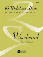 フルートとクラリネットの木管二重奏曲集（木管二重奏）【10 Melodious Duets for Flute and Clarinet】