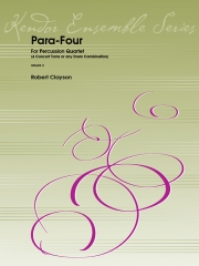 パラ・フォー（ロバート・クレイソン）（打楽器四重奏）【Para-Four】