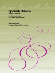 スペイン風の舞曲「カルメン」より（ジョルジュ・ビゼー）（クラリネット四重奏）【Spanish Dance (From "Carmen")】