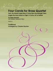 4つのキャロル  (金管四重奏)【Four Carols for Brass Quartet】