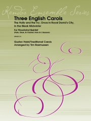 3つのイギリスのキャロル  (木管五重奏)【Three English Carols】
