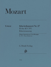 ピアノ協奏曲第27番・変ロ長調・KV.595（モーツァルト）（ピアノ二重奏）【Piano Concerto no. 27 B flat major K. 595】