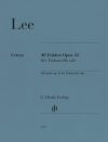 無伴奏チェロのための40の練習曲・Op.31（ゼバスティアン・リー）（チェロ）【40 Etudes for Violoncello solo op. 31】