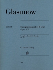 サクソフォン四重奏曲・変ロ長調・Op.109（アレクサンドル・グラズノフ）（サックス四重奏）【Saxophone Quartet in B-flat Major, Op. 109】