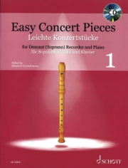 やさしい演奏会用小品・Vol.1（ソプラノリコーダー+ピアノ）【Easy Concert Pieces, Book 1】