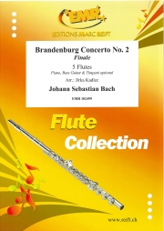 フィナーレ「ブランデンブルグ協奏曲第2番」より（バッハ）（フルート五重奏）【Brandenburg Concerto No. 2 Finale】
