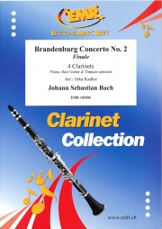 フィナーレ「ブランデンブルグ協奏曲第2番」より（バッハ）（クラリネット四重奏）【Brandenburg Concerto No. 2 Finale】