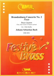 フィナーレ「ブランデンブルグ協奏曲第2番」より（バッハ）（金管四重奏）【Brandenburg Concerto No. 2 Finale】