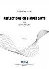 シンプル・ギフトの考察（アンソニー・プログ）（トランペット四重奏）【Reflections on Simple Gifts】
