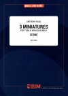 3つの小品（アンソニー・プログ）（テューバ・フィーチャー）【3 Miniatures】