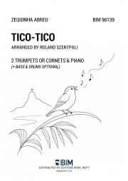 ティコ・ティコ（ゼキーニャ・ジ・アブレウ）（トランペット二重奏+ピアノ）【Tico-Tico】